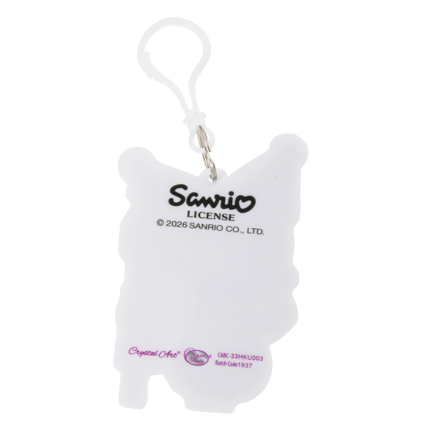 Kuromi Crystal Art Bag Charm Kit Hello Kitty