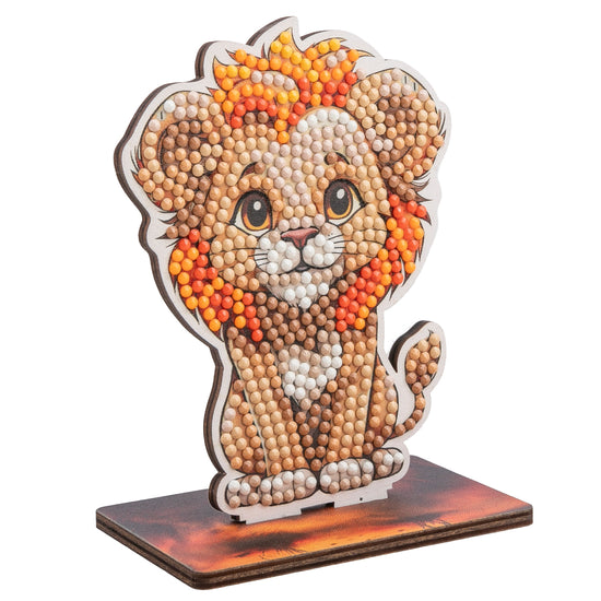 Lion Crystal Art Wildlife Buddies angle