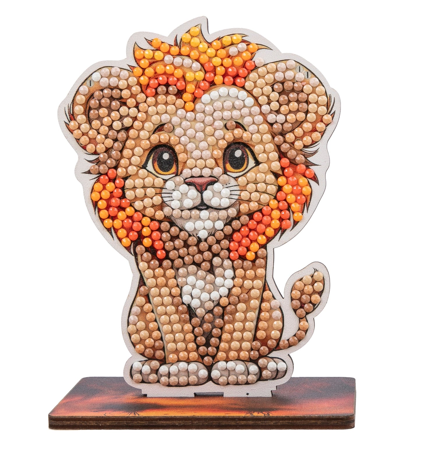 Lion Crystal Art Wildlife Buddies complete