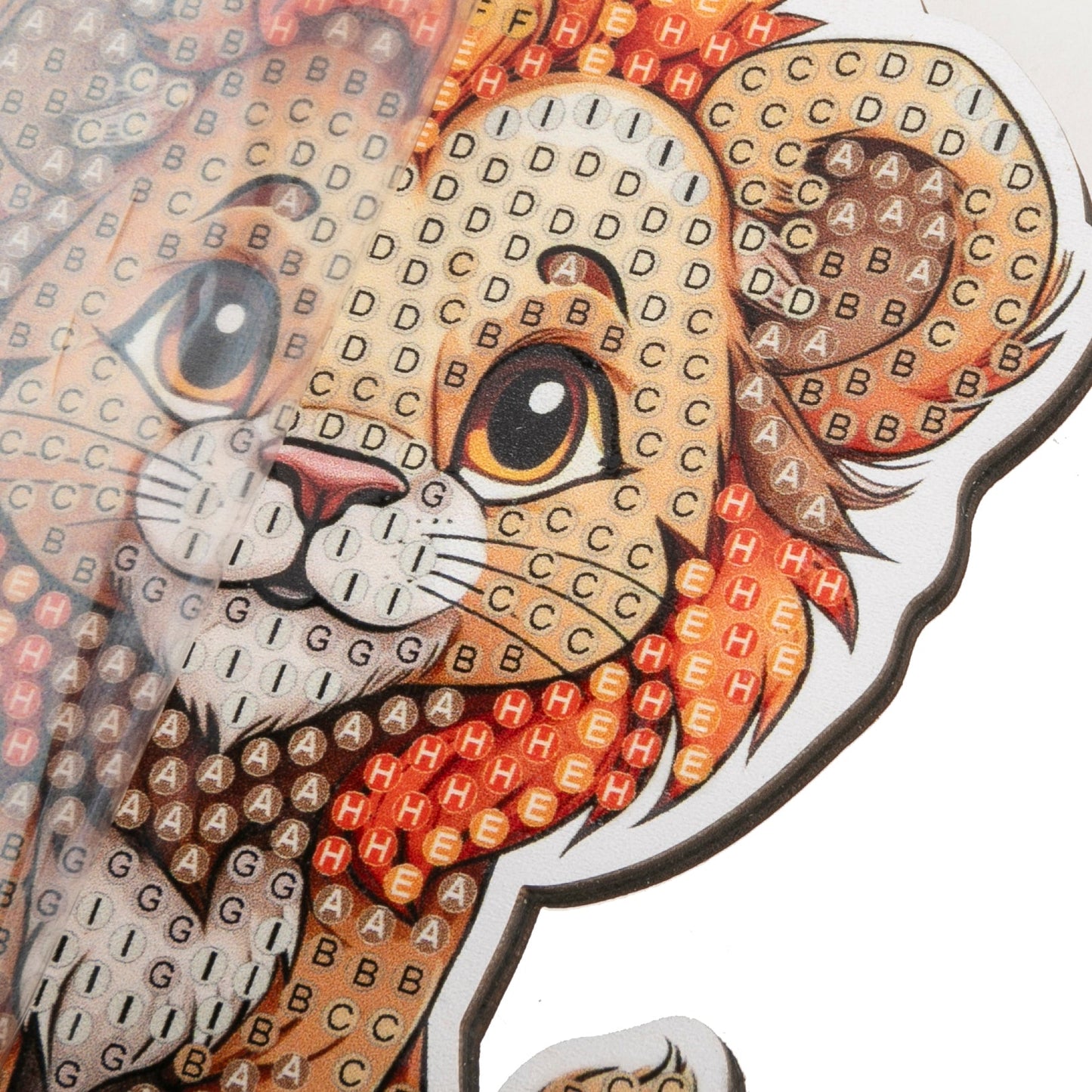 Lion Crystal Art Wildlife Buddies template