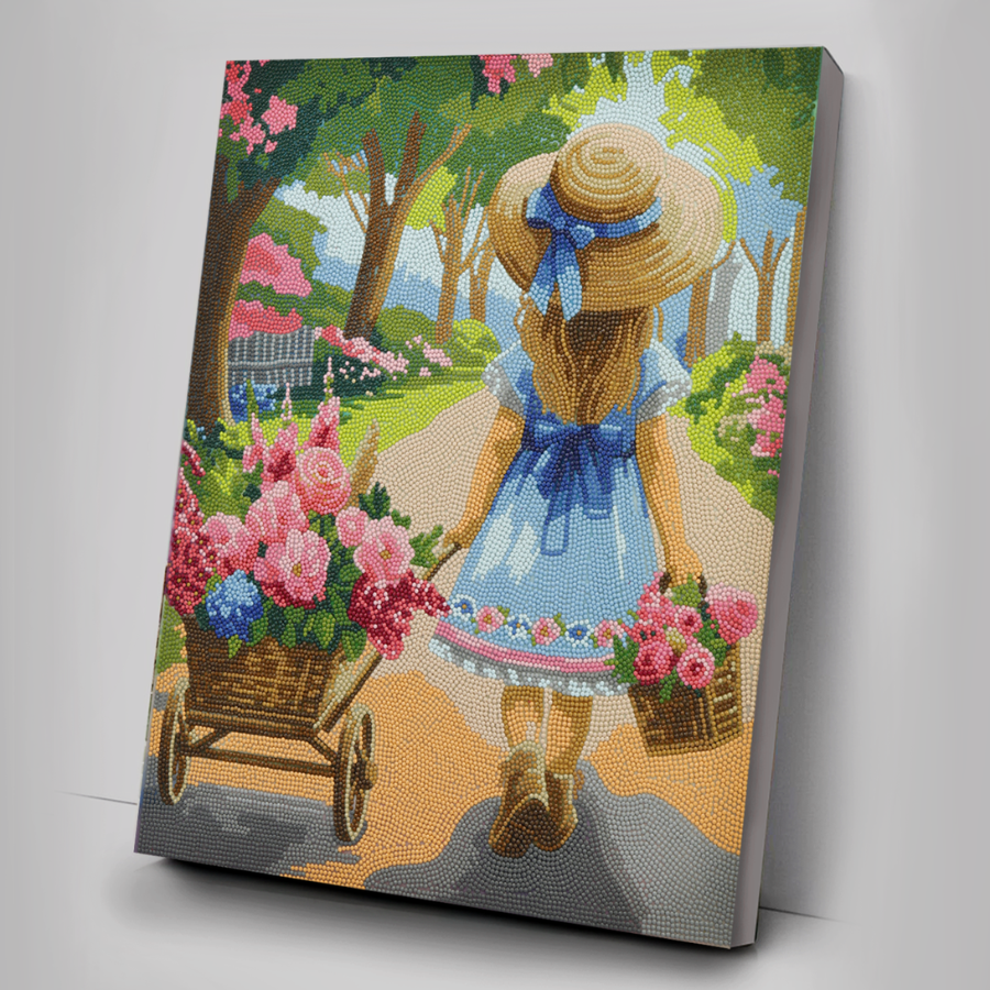 Little Gardeners Journey Crystal Art 40*50cm Canvas