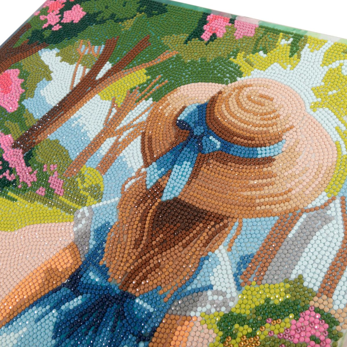 Little gardeners journey crystal art canvas 40x50 close up finished