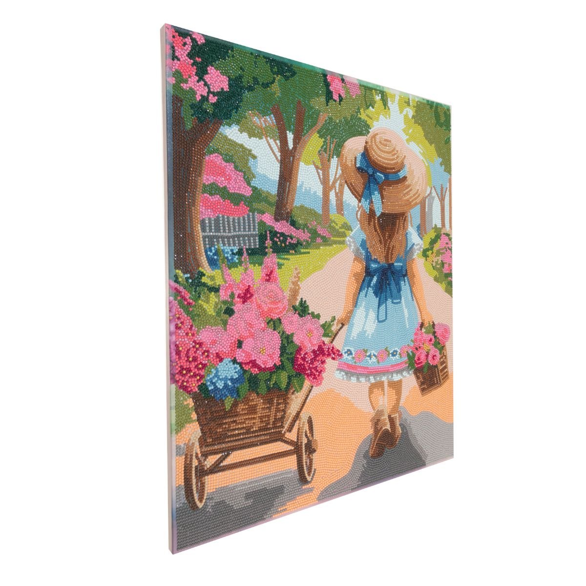 Little gardeners journey crystal art canvas 40x50 side