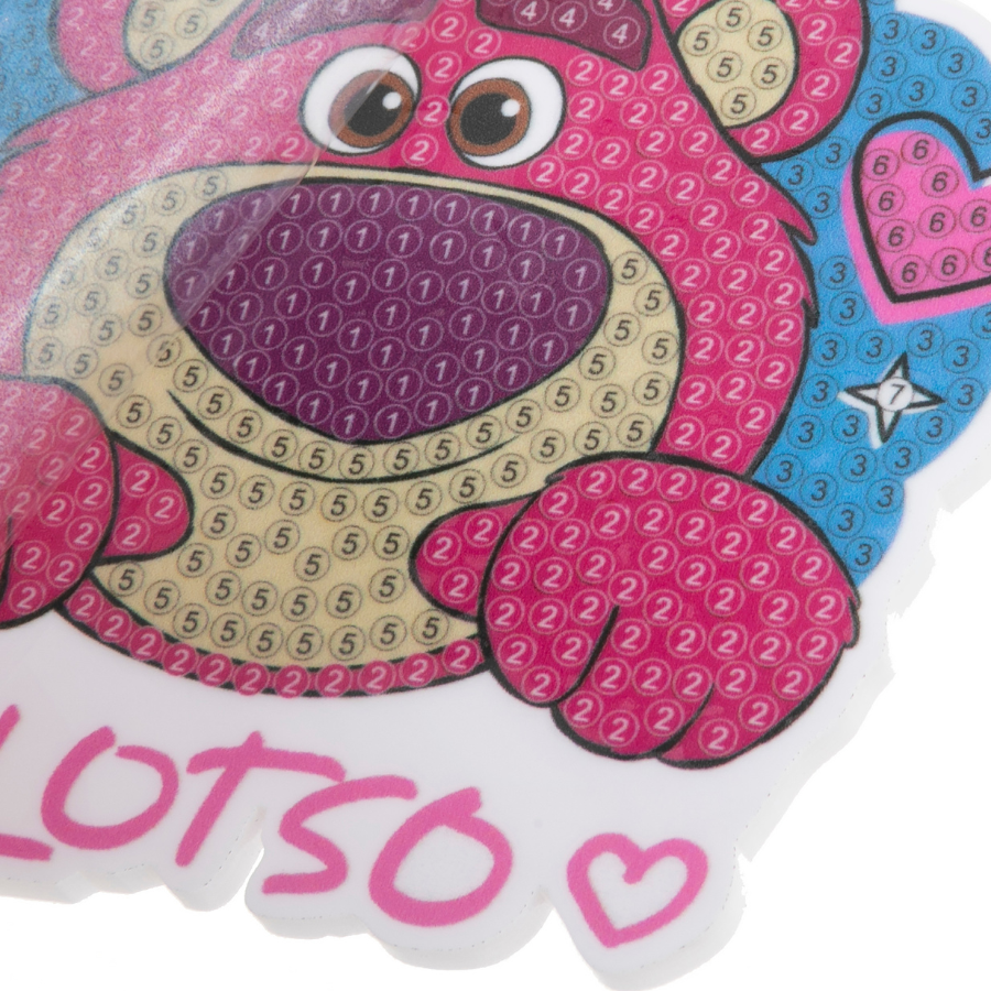 Lotso Crystal Art Bag Charm Kit Toy Story Disney Pixar