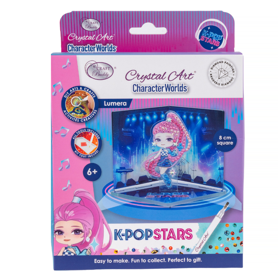 Lumera Crystal Art K-Pop Stars Character Worlds Kit