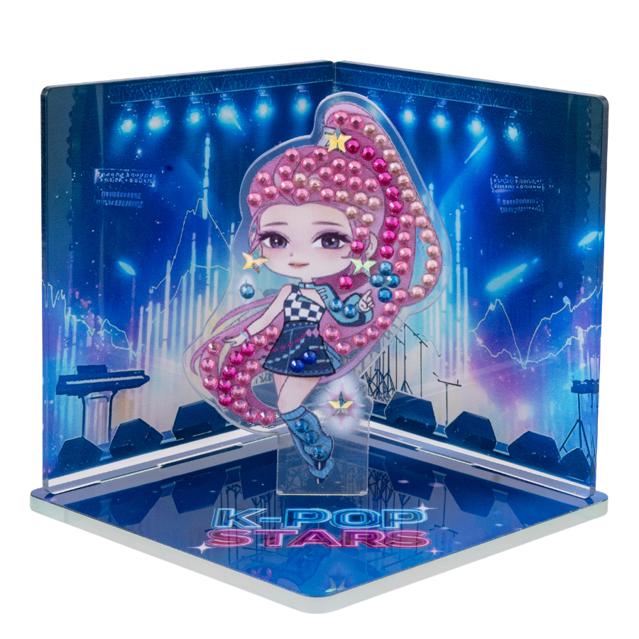 Lumera Crystal Art K-Pop Stars Character Worlds Kit