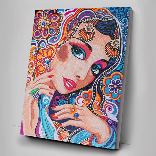 Maharani Crystal Art Canvas Kit 40x50 7