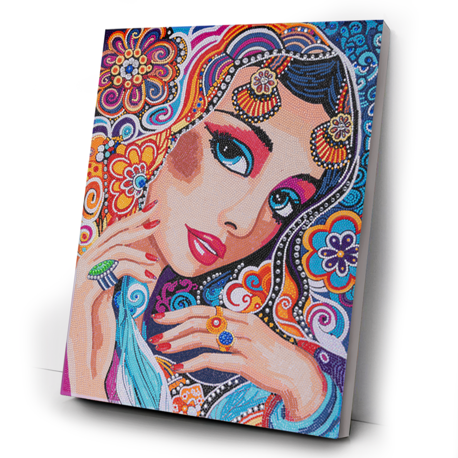 Maharani Crystal Art Canvas Kit 40x50 8