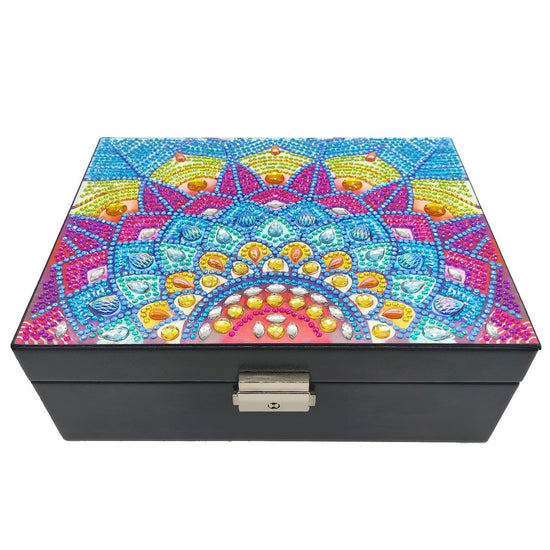 Mandala Crystal Art Jewellery Box 12