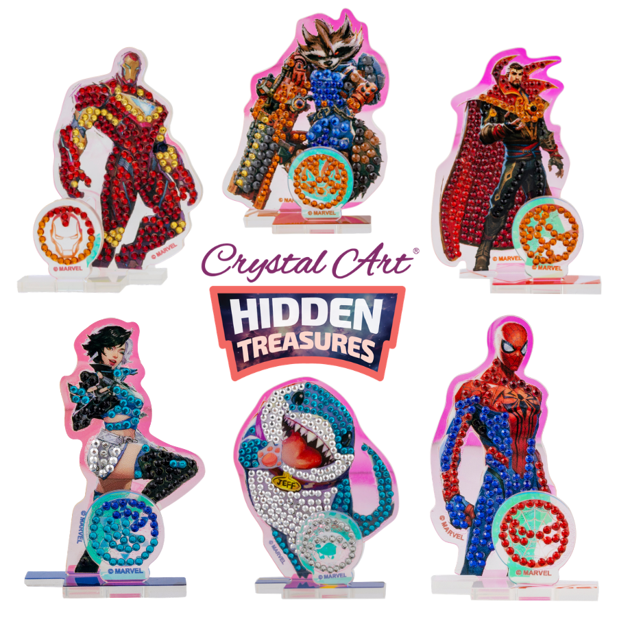 Marvel Rivals Crystal Art Hidden Treasures Kit MARVEL