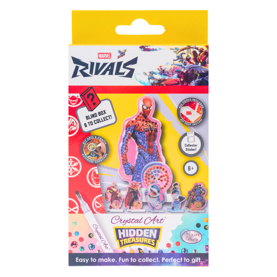 Marvel Rivals Crystal Art Hidden Treasures Kit MARVEL