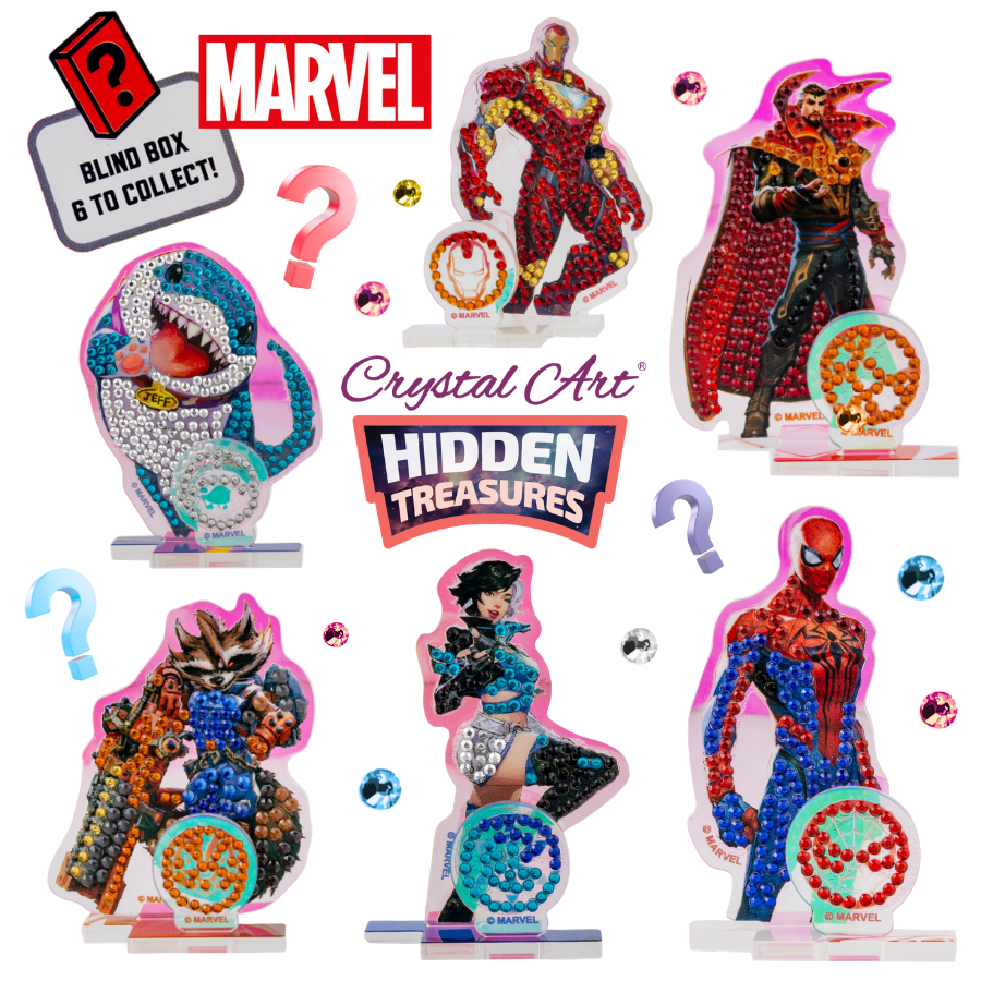Marvel Rivals Crystal Art Hidden Treasures Kit MARVEL