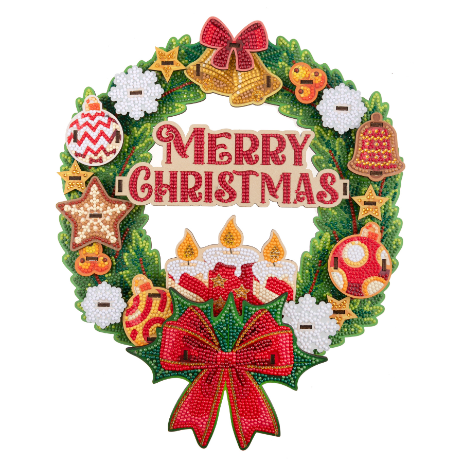 Merry christmas wreath hotsell