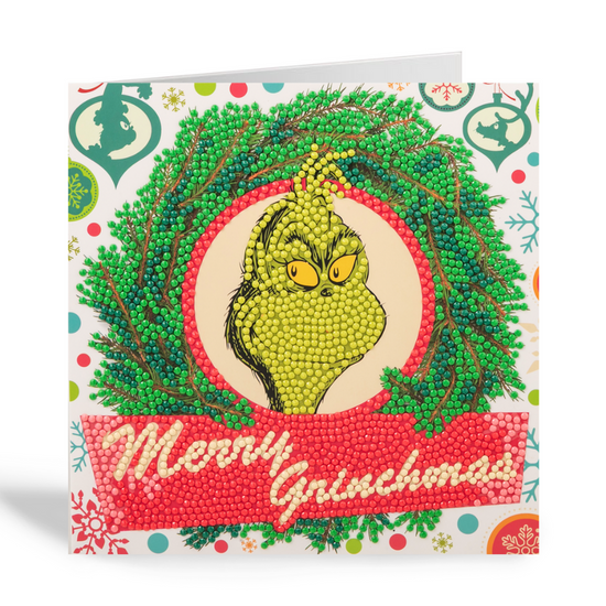 Merry Grinchmas Crystal Art Card 18x18 complete2