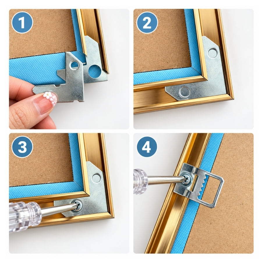 Metal Frame Kit for Crystal Art 40x50 Canvases - GOLD