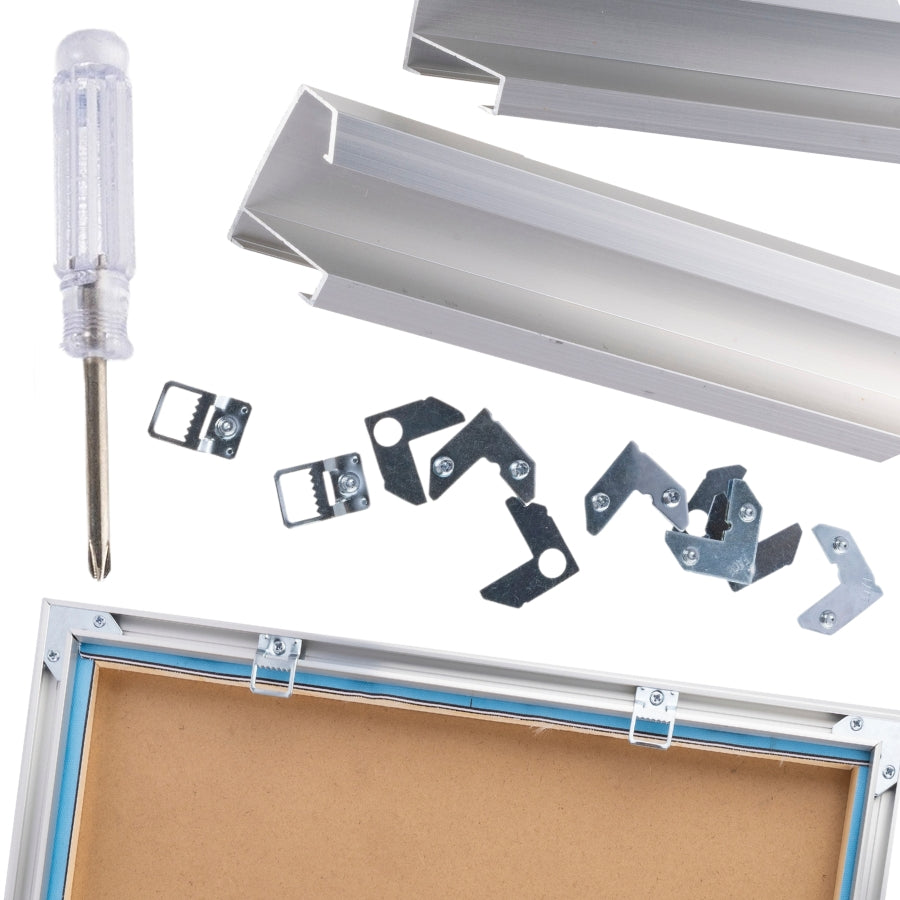 Metal Frame Kit for Crystal Art 40x50 Canvases - SILVER