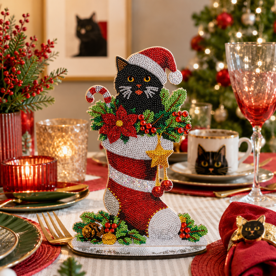 Midnight's Surprise Crystal Art Decoration Kit