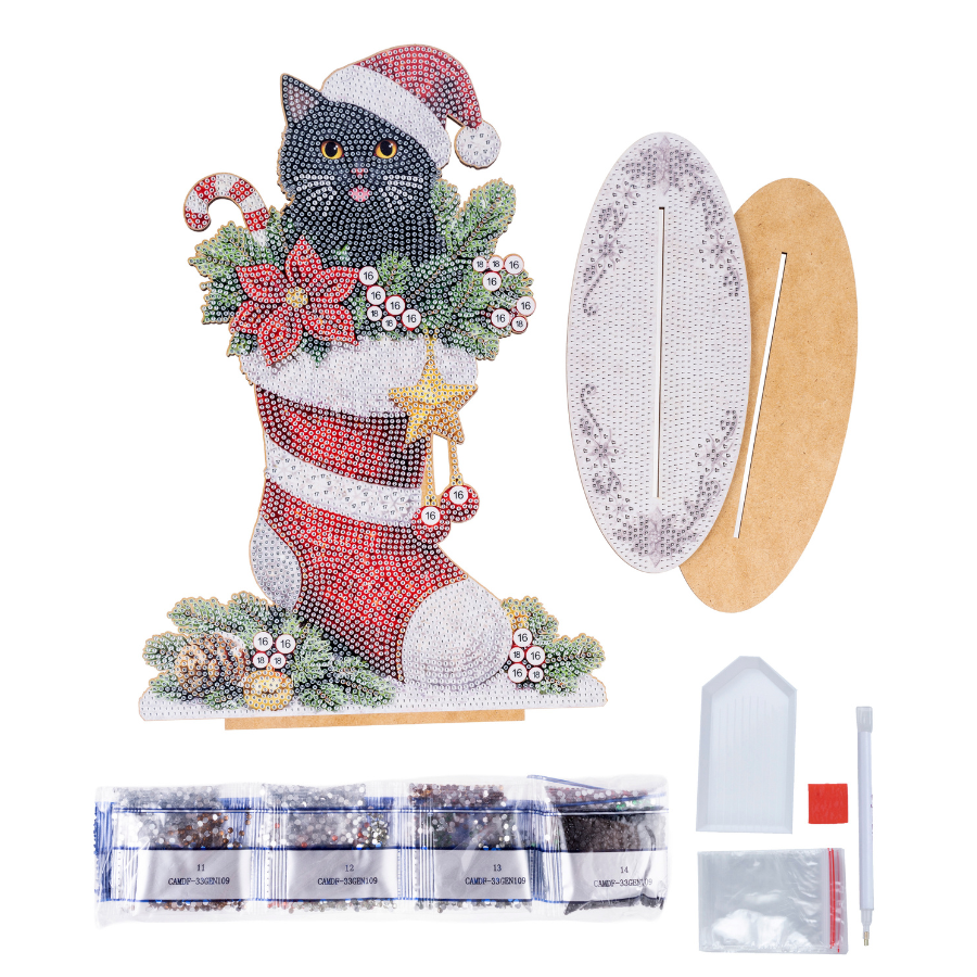 Midnight's Surprise Crystal Art Decoration Kit