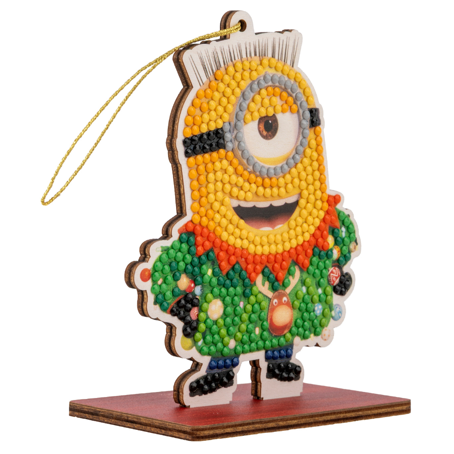 Minion Carl Crystal Art Festive Buddies Kit Minions Series 8