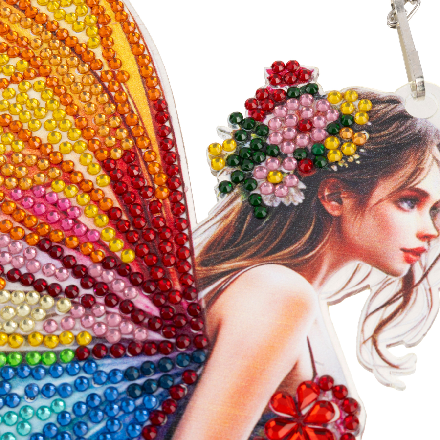 Moon Flower Fairy Crystal Art Hanging Decoration Kit