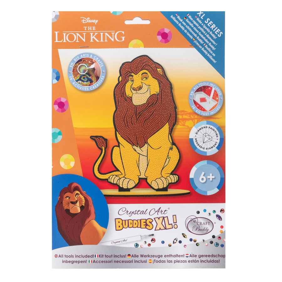 Mufasa Disney Crystal Art Buddies XL 1