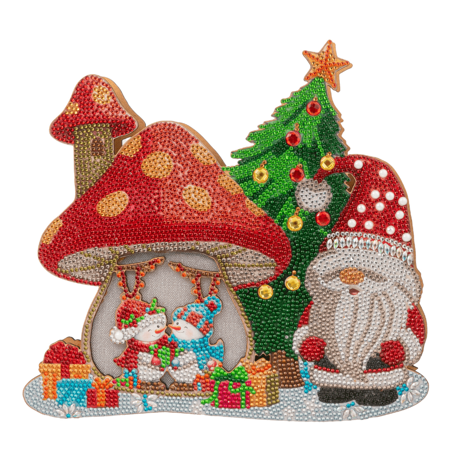 Mushroom House 3D Crystal Art Decoration Kit 6