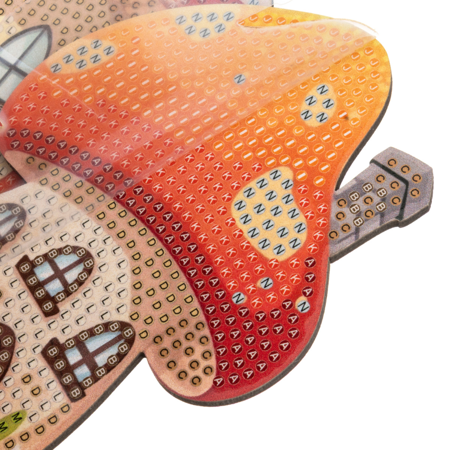 Mushroom Houses Crystal Art Decoration Kit