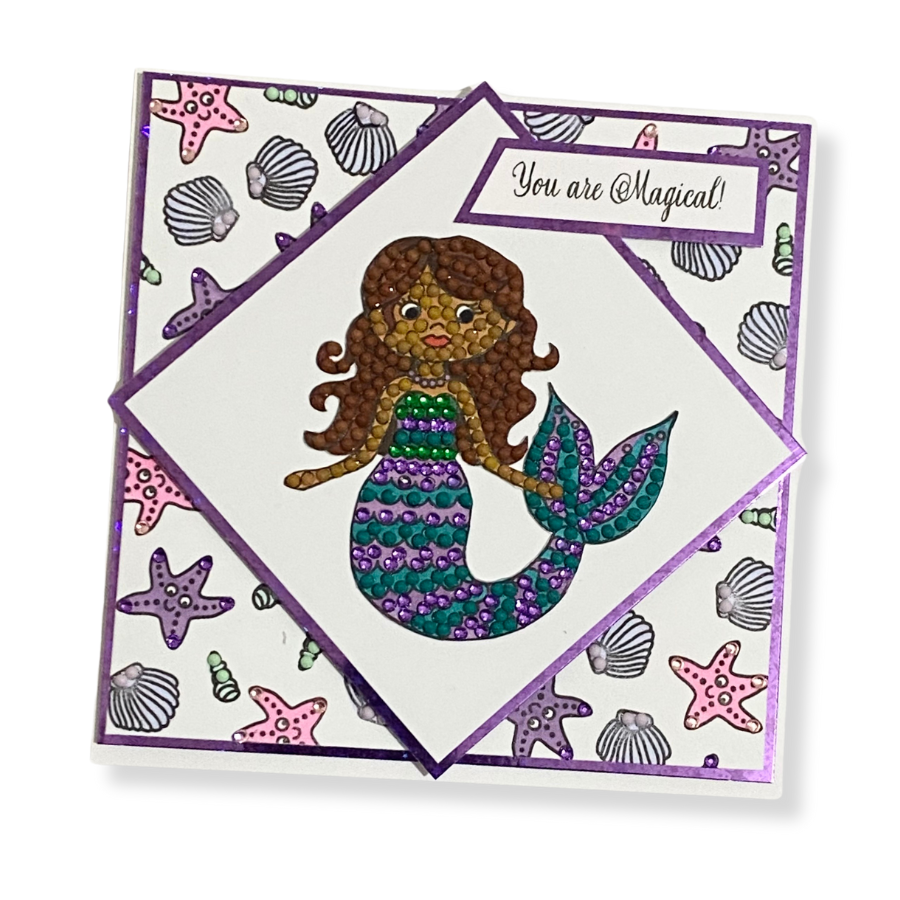 Mythical Mermaid Crystal Art A6 Stamp Set 6