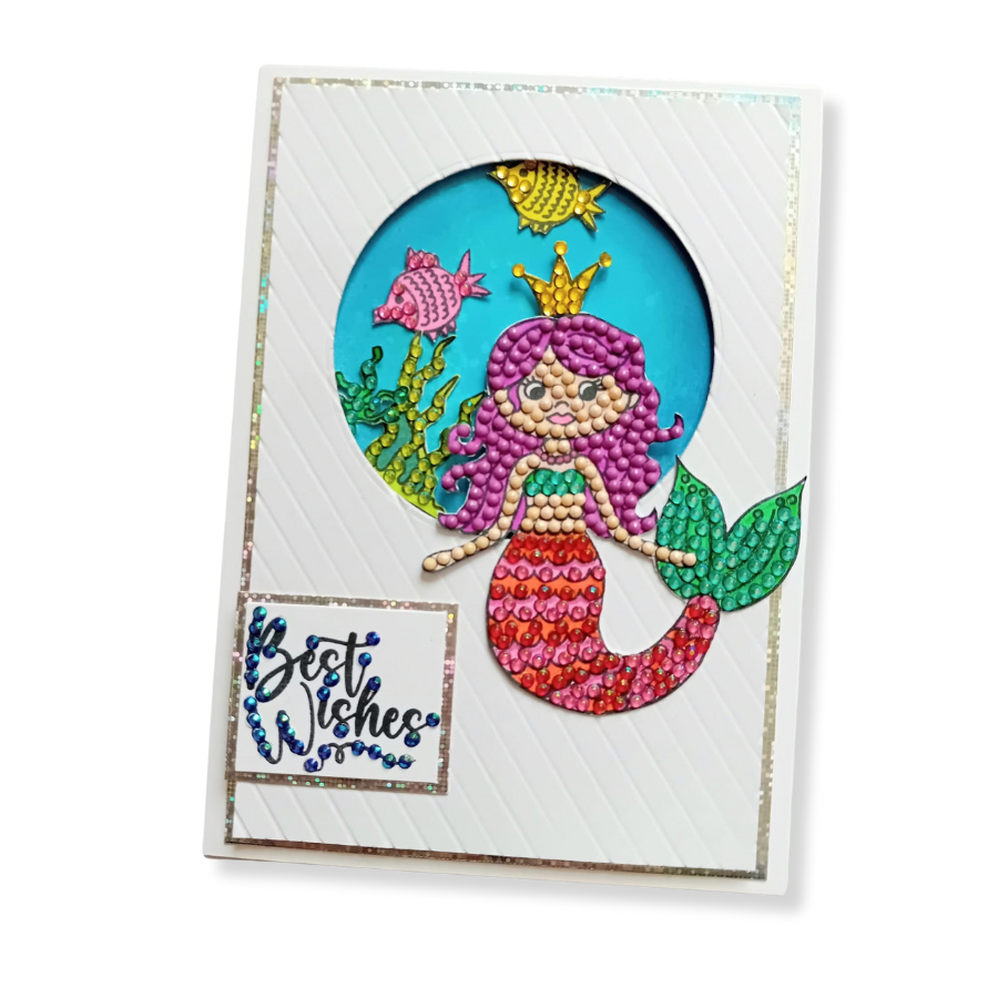 Mythical Mermaid Crystal Art A6 Stamp Set 8