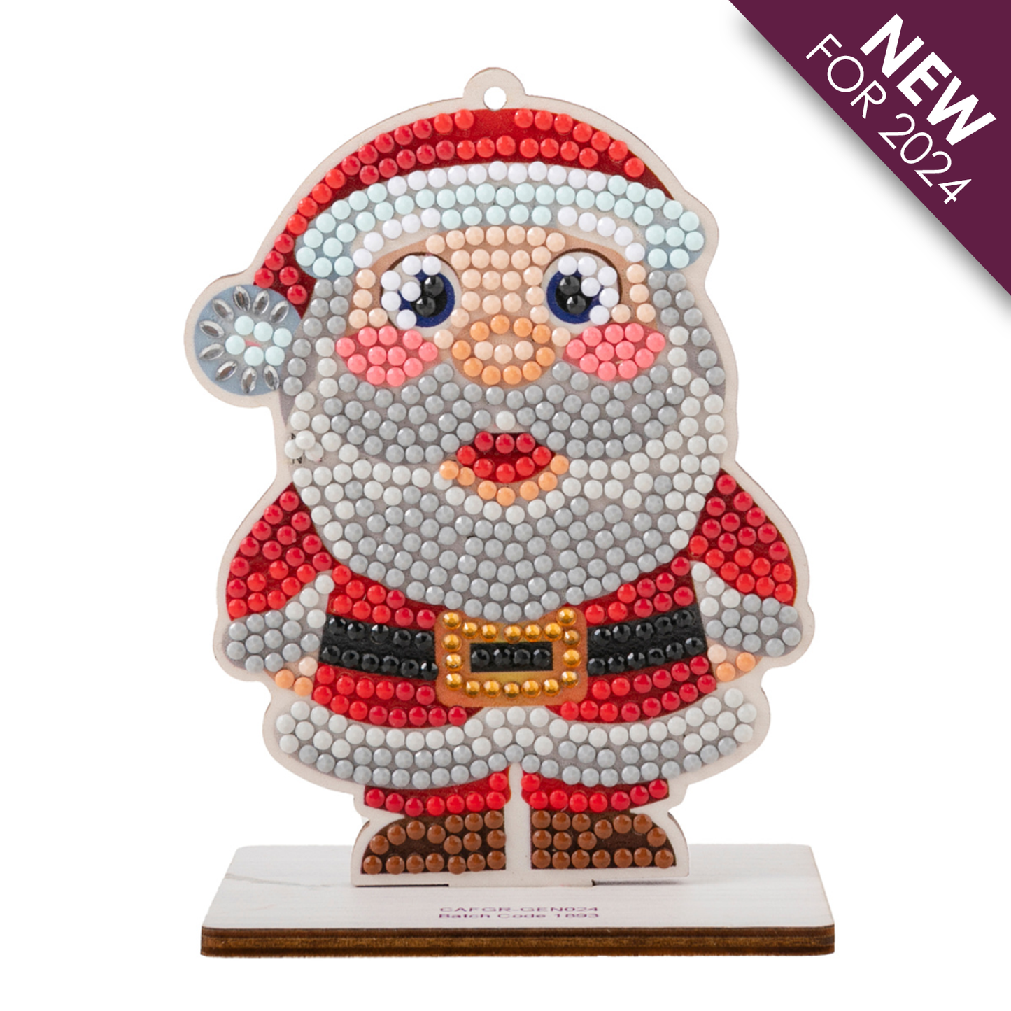 "Santa" Crystal Art Buddies Festive Series 4 Decoration