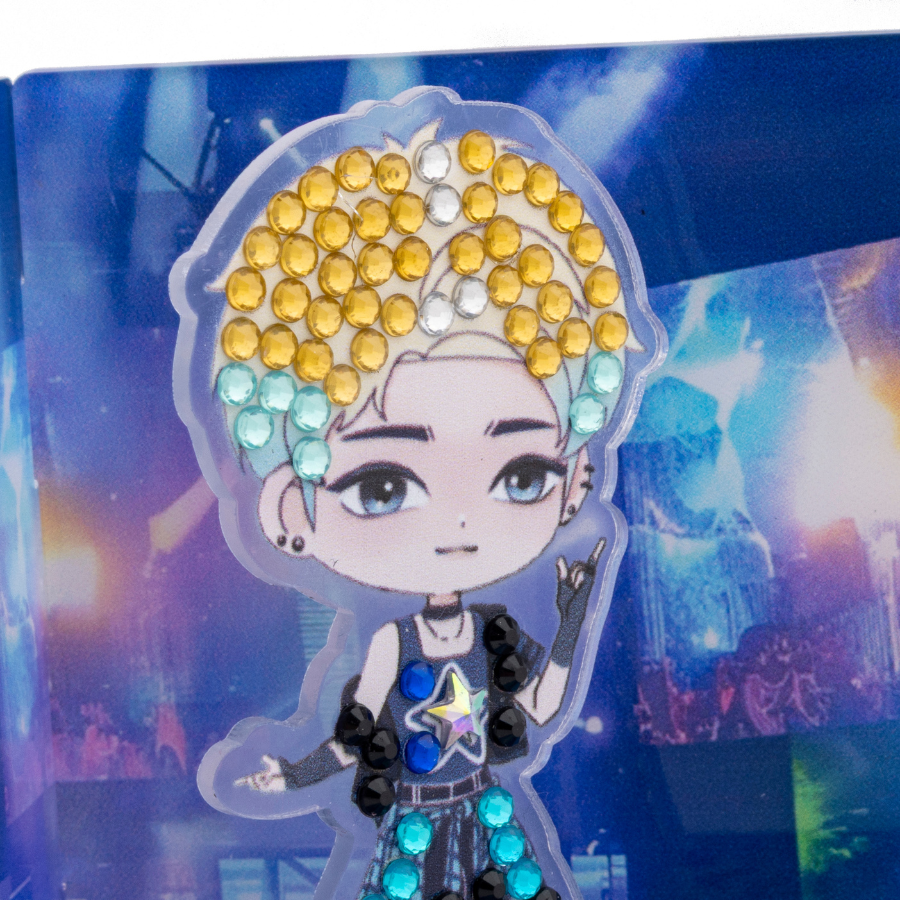 Neon Rise Crystal Art K-Pop Stars Character Worlds
