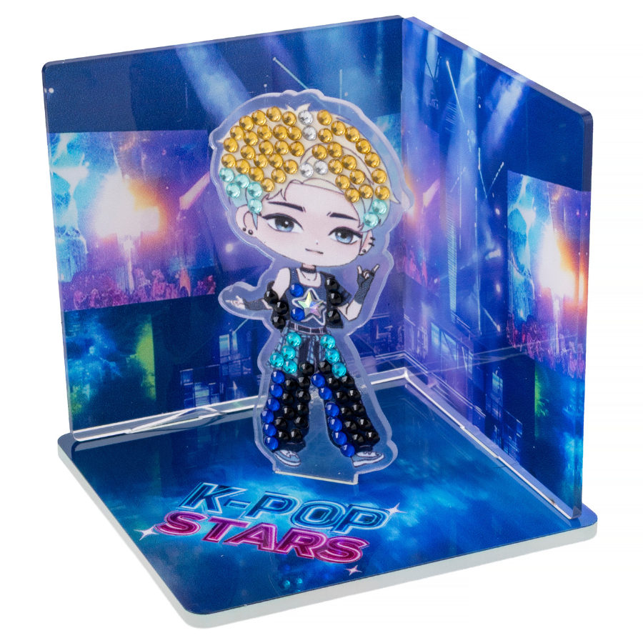 Neon Rise Crystal Art K-Pop Stars Character Worlds