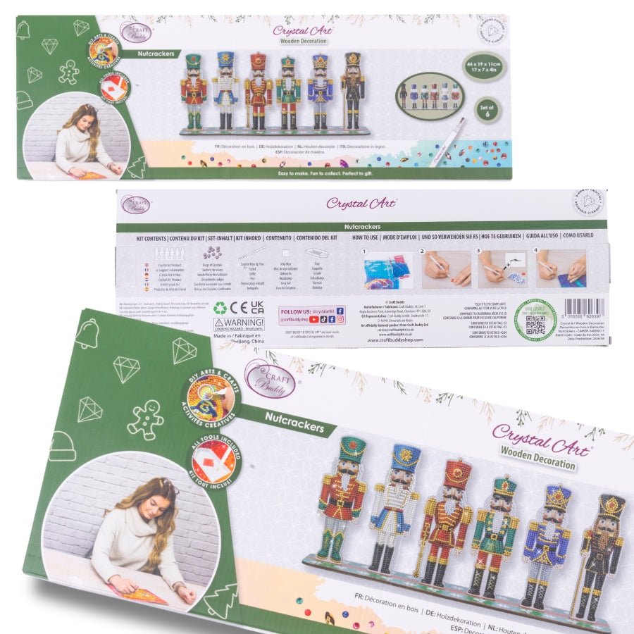 Nutcrackers Crystal Art Decoration Kit