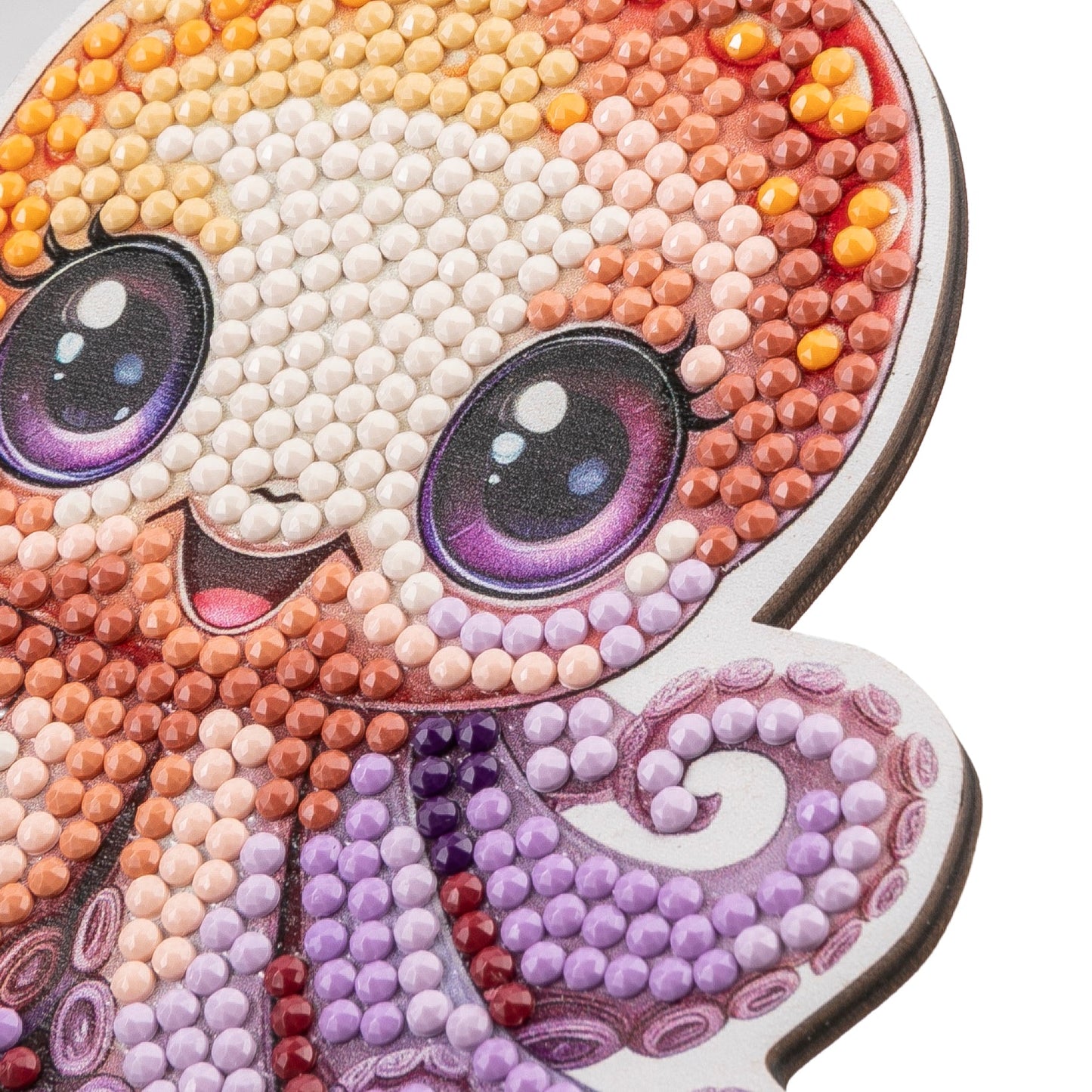 Octopus Crystal Art Wildlife Buddies face