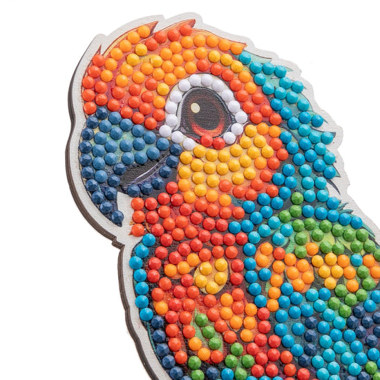 Parrot Crystal Art Wildlife Buddies beak