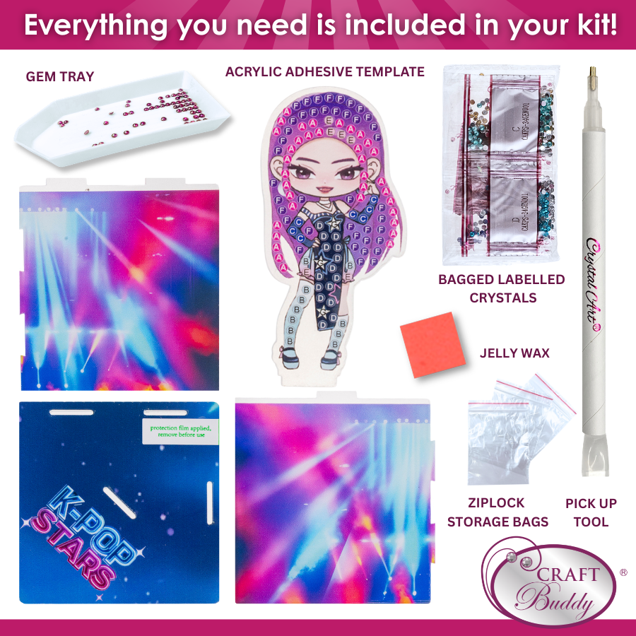 Petalix Crystal Art K-Pop Stars Character Worlds