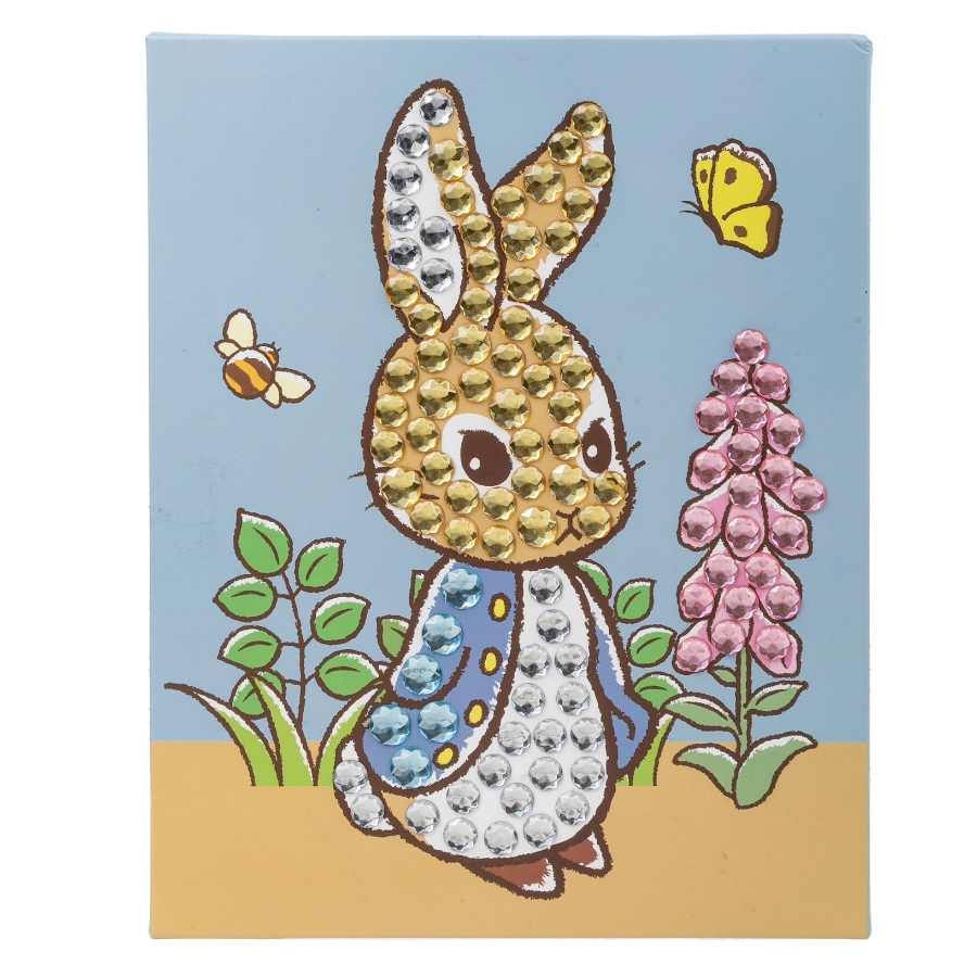 Peter Rabbit Crystal Art Junior Canvas Kit 3