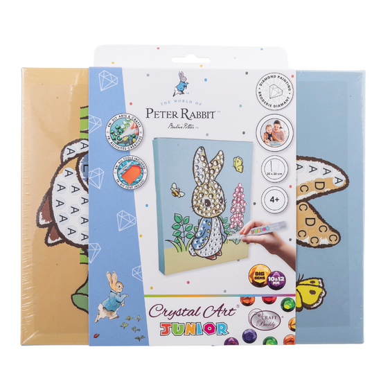 Peter Rabbit Crystal Art Junior Canvas Kit 6