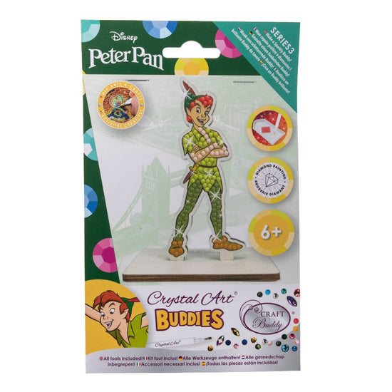 "Peter Pan" Crystal Art Buddies Disney Series 3 Front Packaging