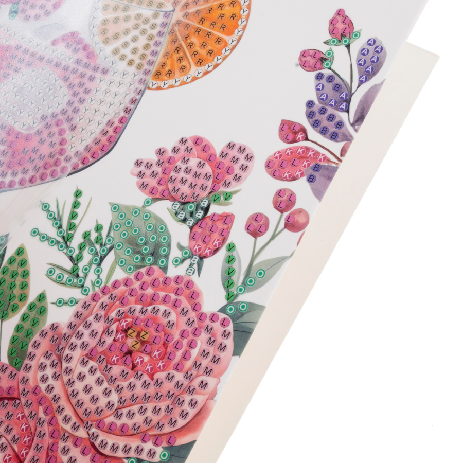 Pink Aperitif Crystal Art Card Kit 12.6cm x 17.5cm