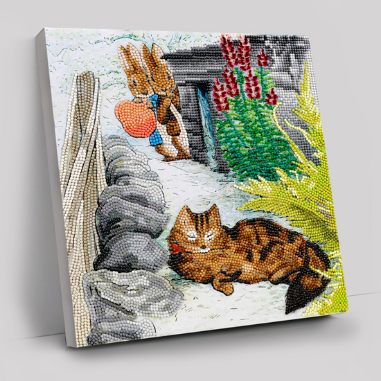 CAK-PRBT33M: Playful Peter 30x30cm Crystal Art Kit