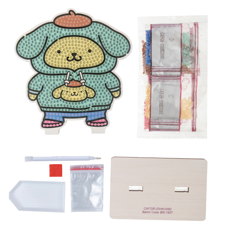 Pompompurin Crystal Art Buddies Hello Kitty Series 7