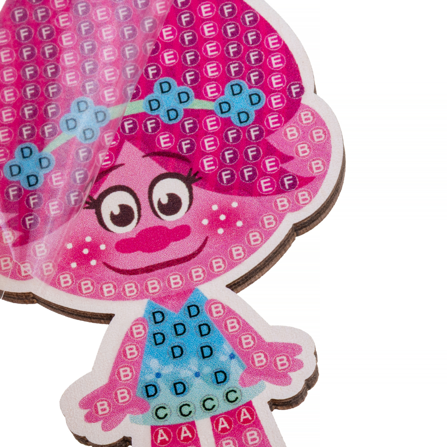 Poppy Crystal Art Buddies Kit Series 8 Trolls