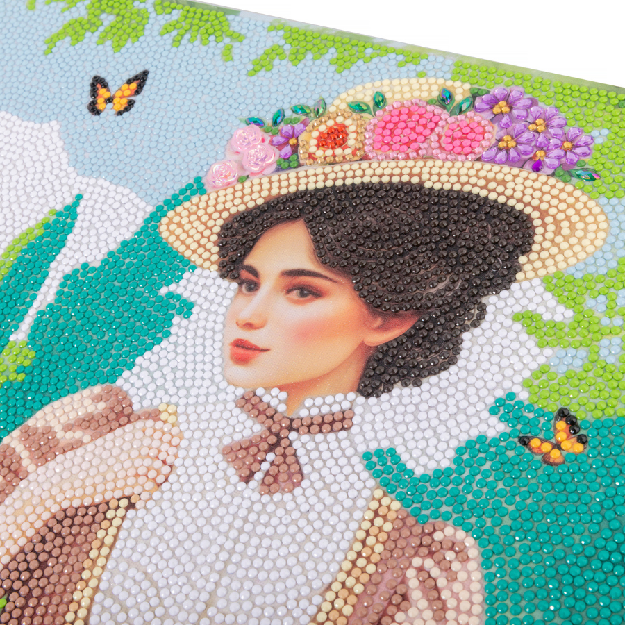 Pretty Promenade Crystal Art Canvas Kit 40x50cm
