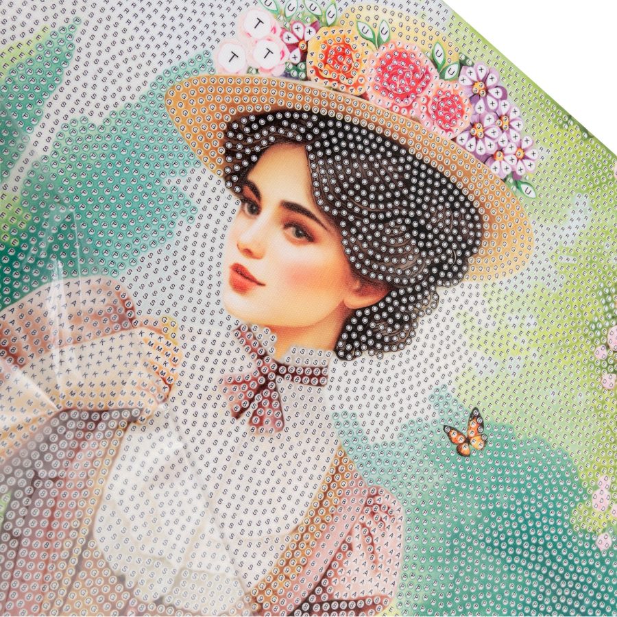 Pretty Promenade Crystal Art Canvas Kit 40x50cm