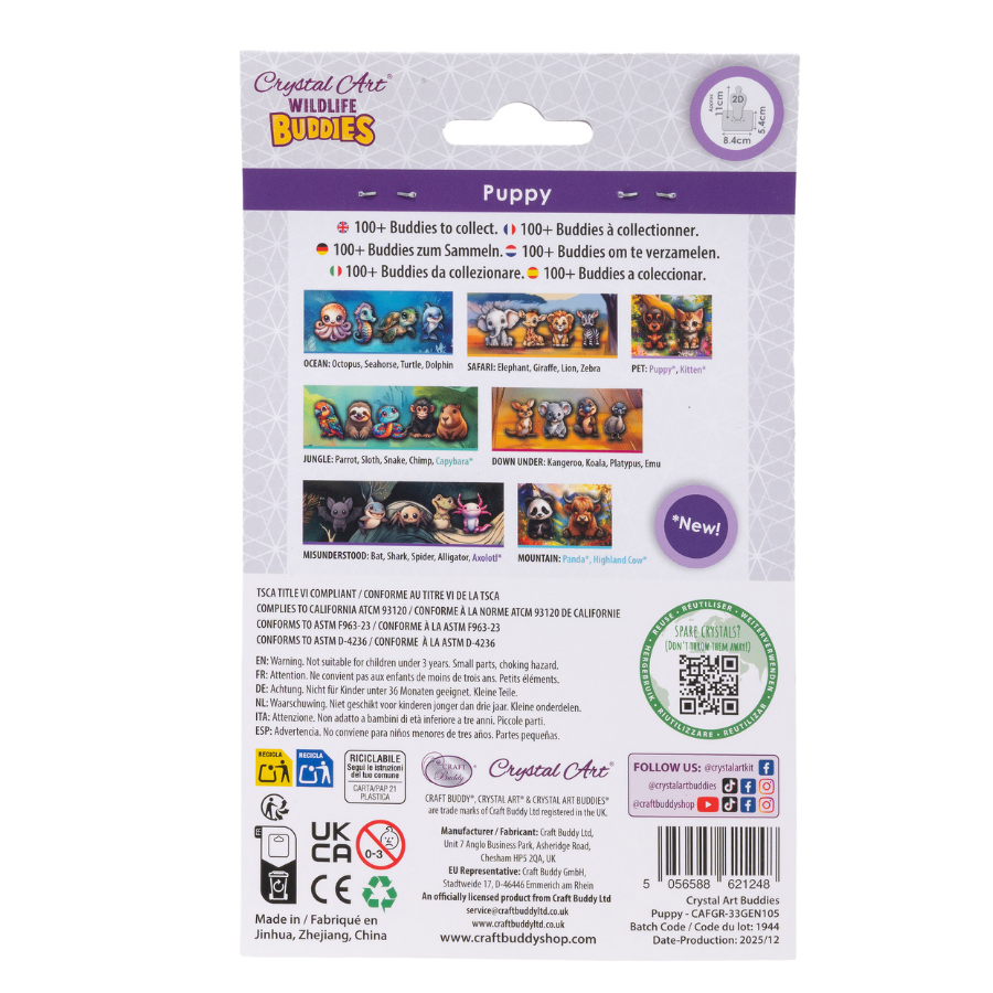 Craft Buddy Kit De Bricolage Parrot Crystal Art Wildlife Buddies Craft Buddy Kit De Bricolage Parrot Crystal Art Wildlife Buddies