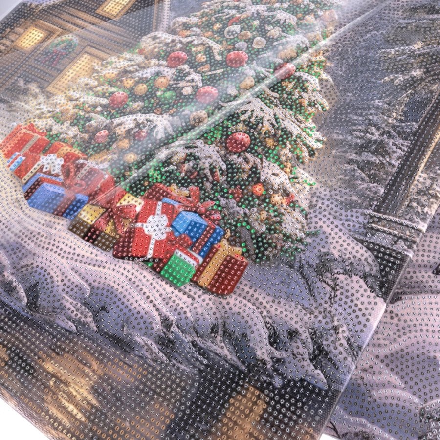 A Quiet Christmas Crystal Art Canvas Triptych Kit