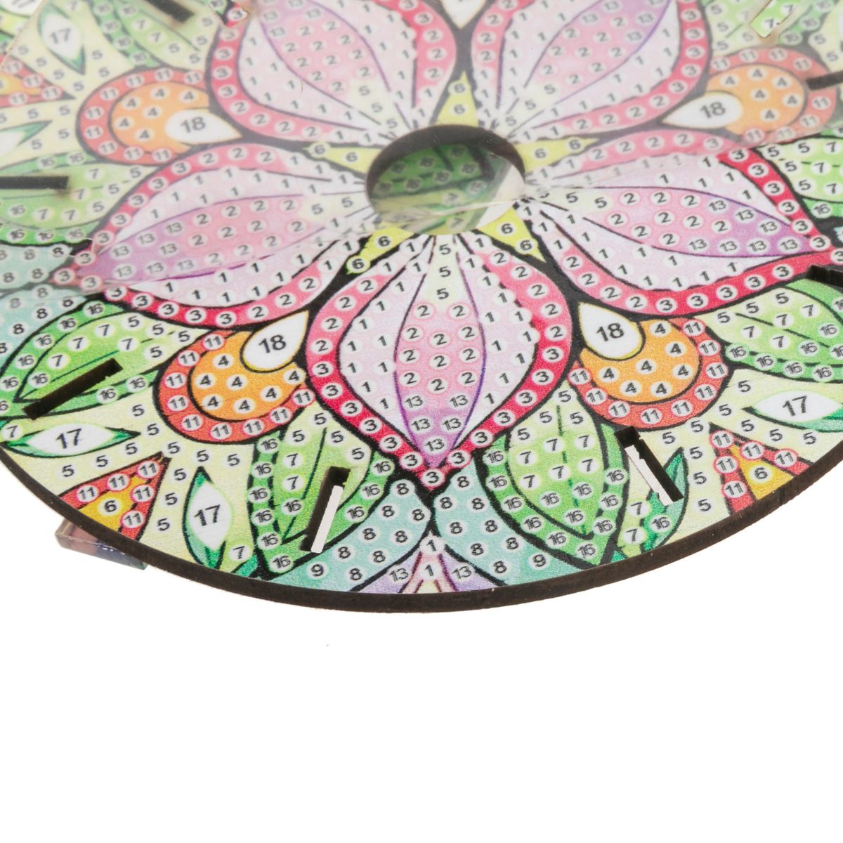 Radiant petals crystal art vase template 