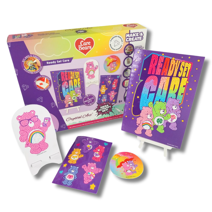 Ready Set Care Crystal Art Mega Activity Set Care Bears – Craft