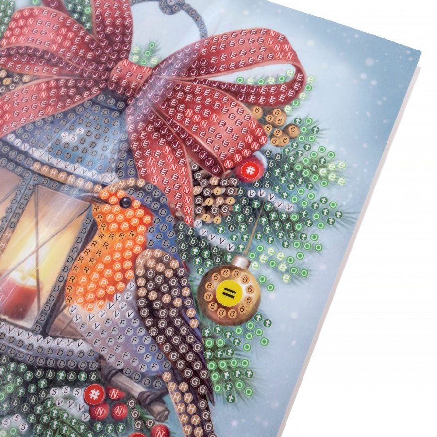 Robin Surprise Crystal Art Card Kit 15x15cm – Craft Buddy Trade